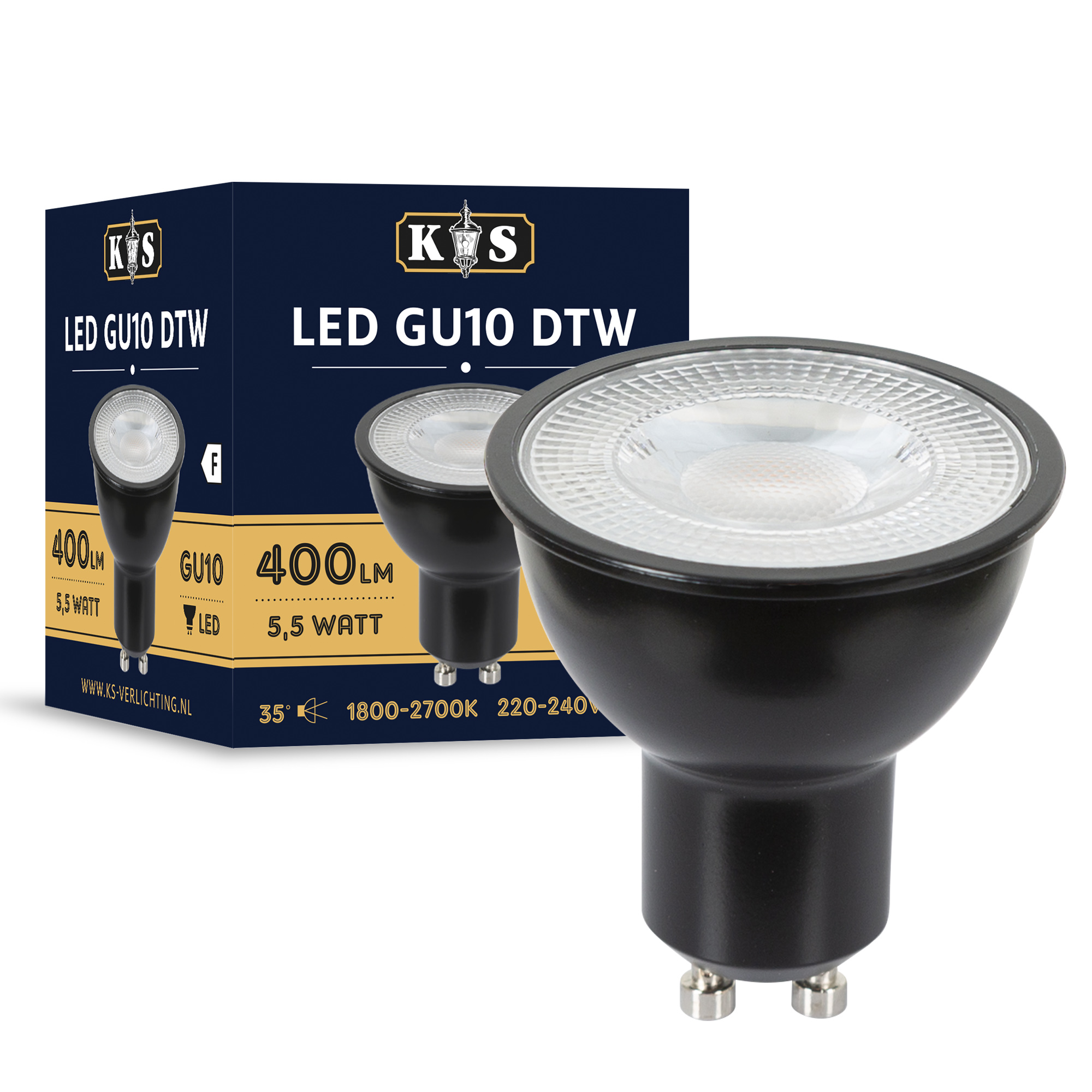 LED GU10 Dim To Warm 5,5W